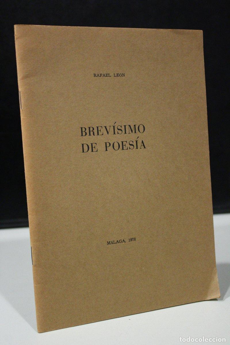 Gebrauchte B&uuml;cher: Brev&iacute;simo de poes&iacute;a - Le&oacute;n, Rafael.