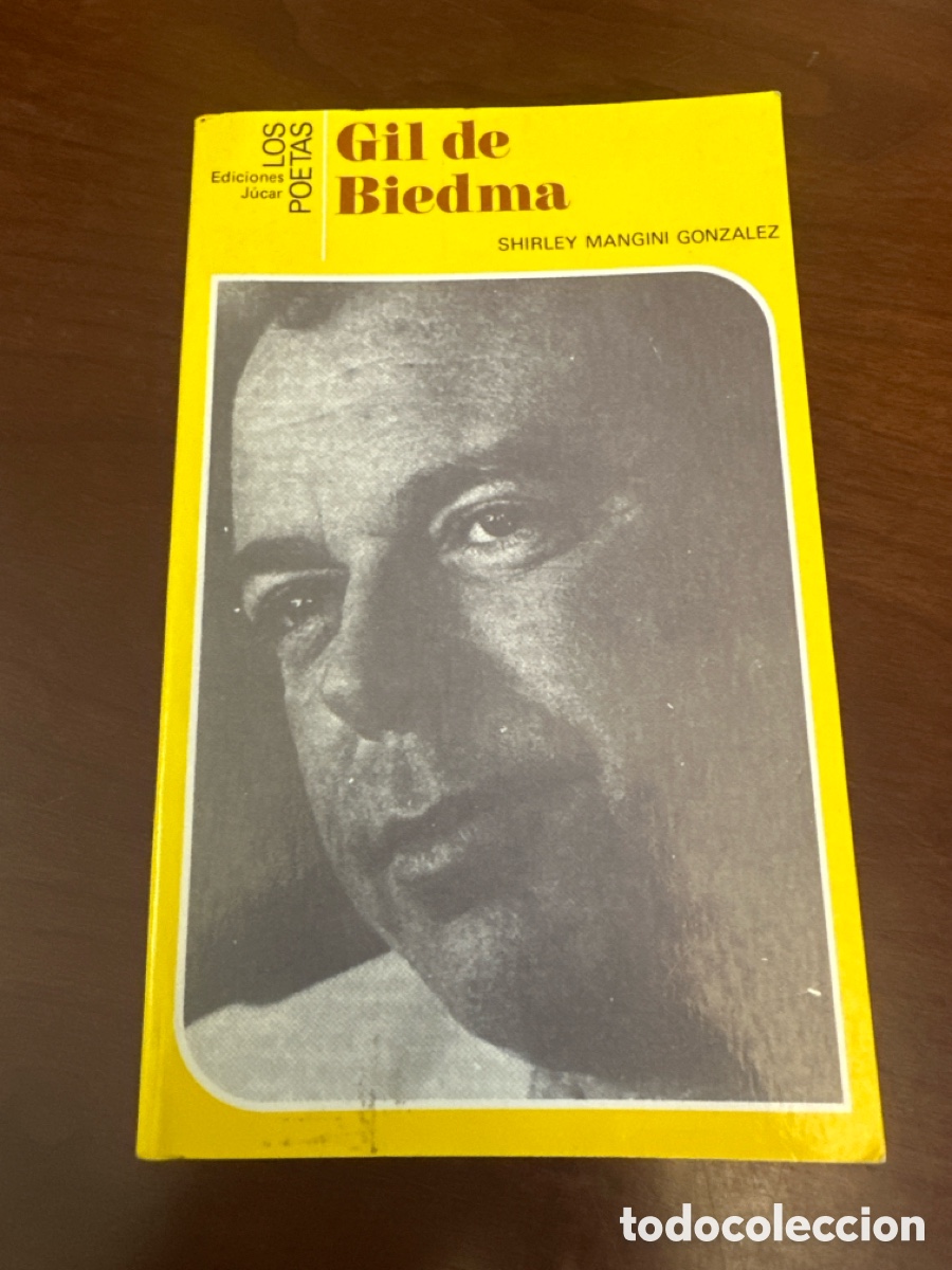 Libros de segunda mano: Jaime Gil de Biedma, por Shirley Mangini. Colecci&oacute;n Los Poetas, Ediciones J&uacute;car 1990
