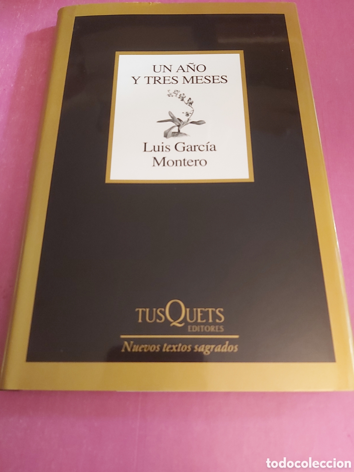 Libros de segunda mano: UN A&Ntilde;O Y TRES MESES LUIS GARCIA MONTERO TUSQUETS 2022