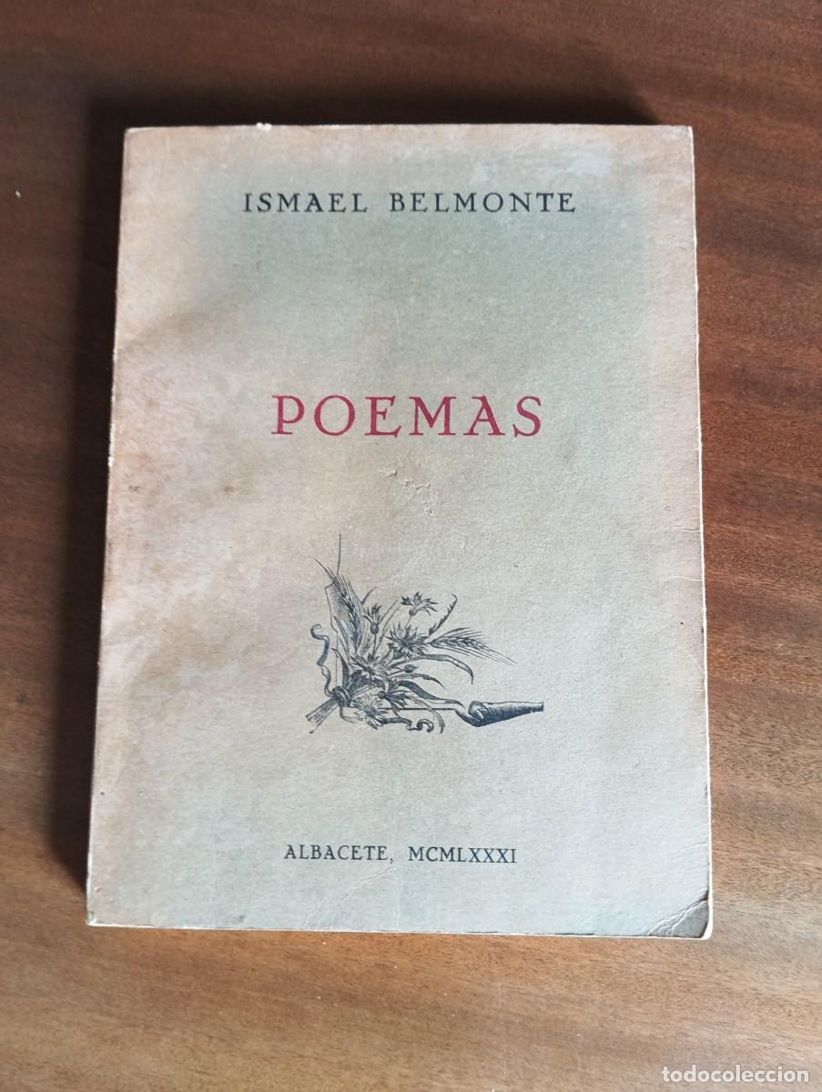 Libros de segunda mano: POEMAS. -ISMAEL BELMONTE. Albacete 1981.