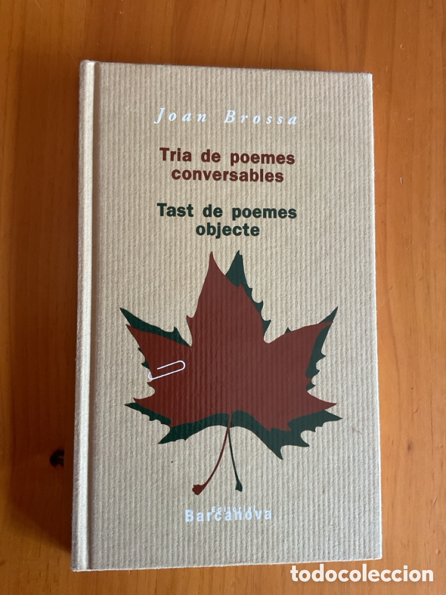 Libros de segunda mano: JOAN BROSSA &ndash; TRIA DE POEMES CONVERSABLES / TAST DE POEMES OBJECTE &ndash; BARCANOVA
