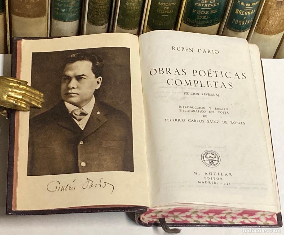 Libros de segunda mano: A&Ntilde;O 1945 - OBRAS PO&Eacute;TICAS COMPLETAS DE RUB&Eacute;N DARIO - AGUILAR COLECCI&Oacute;N JOYA