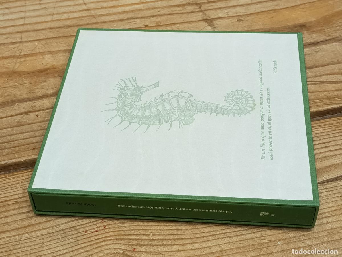 Libros de segunda mano: PABLO NERUDA. Veinte poemas de amor y una canci&oacute;n desesperada. Ilustraciones de Hondartza Fraga