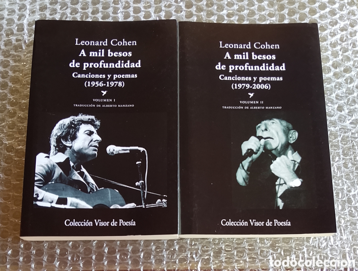 Libros de segunda mano: Leonardo Cohen , A mil besos de profundidad Volumen 1 y 2