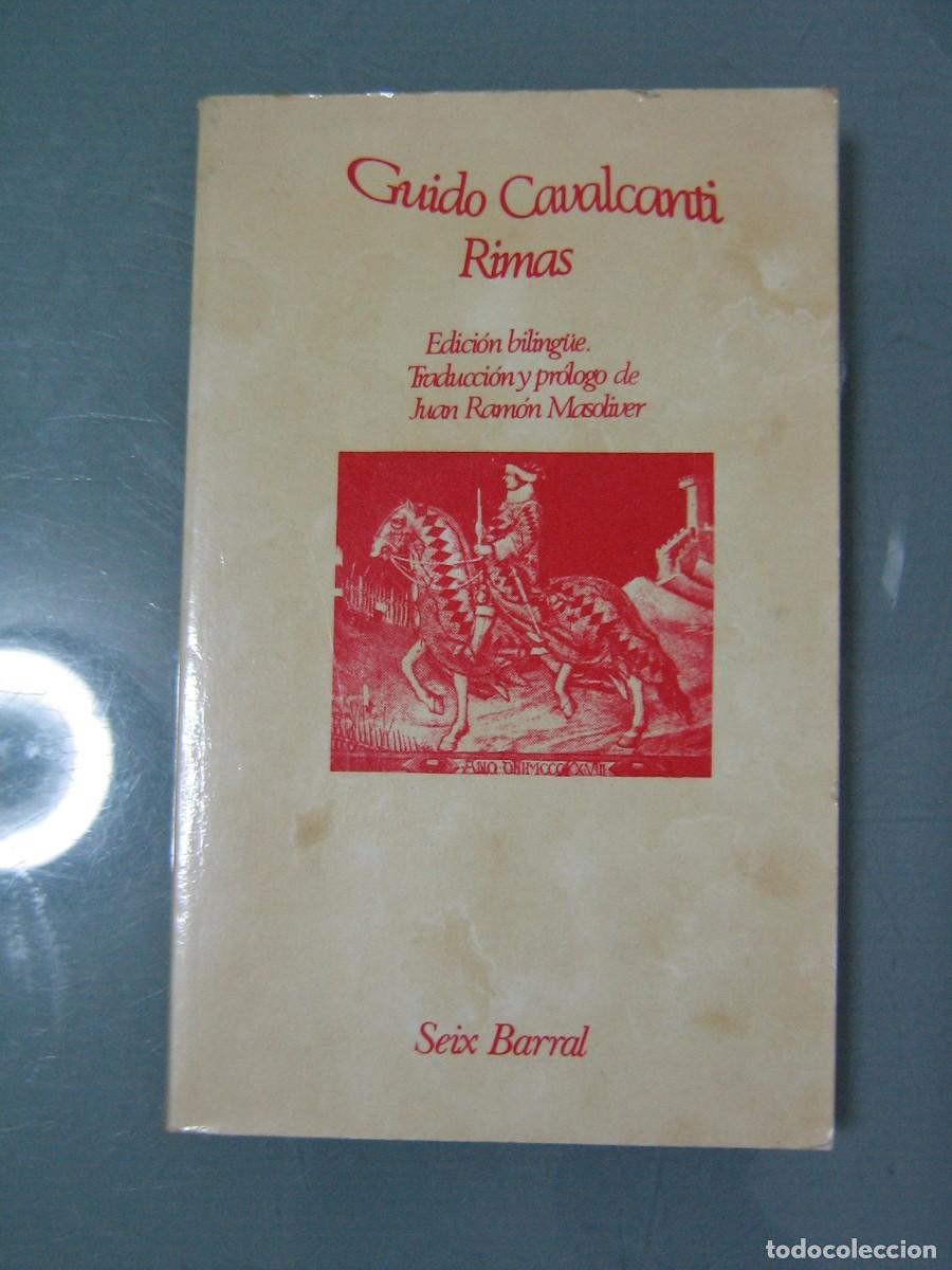 Libros de segunda mano: RIMAS - Cavalcanti..