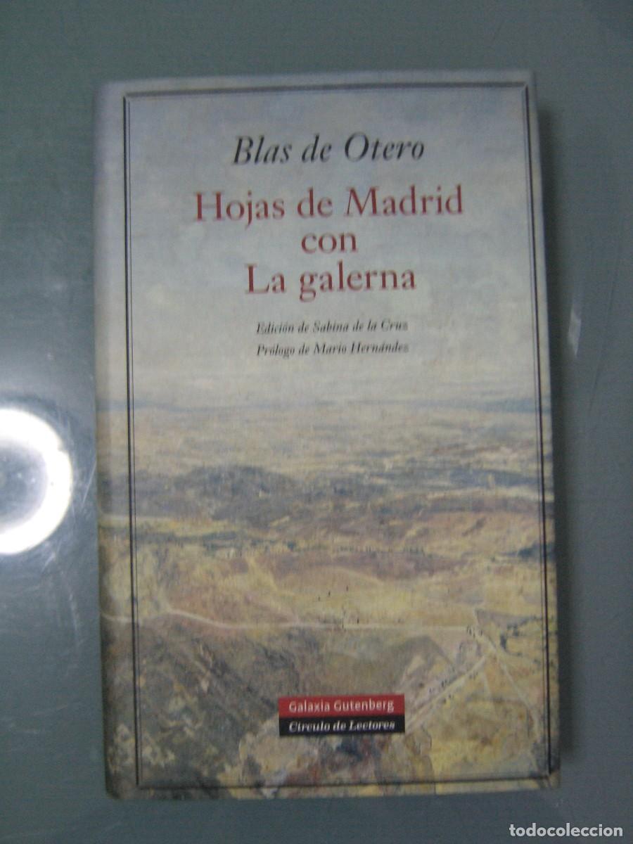 Libros de segunda mano: HOJAS DE MADRID - Blas de Otero