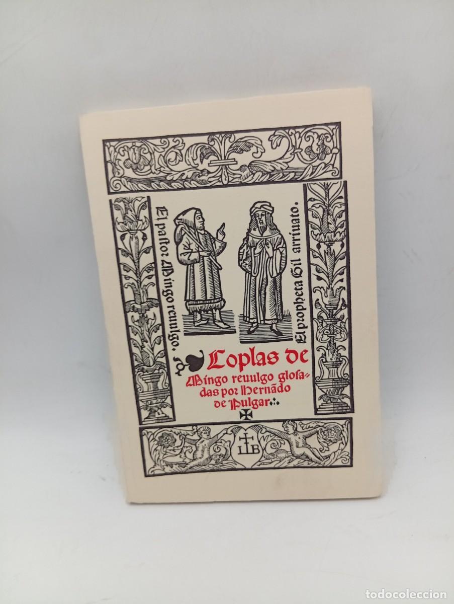 Libros de segunda mano: COPLAS DE MINGO REVULGO. ESPASA-CALPE. 1972. FACSIMIL. INTONSO.