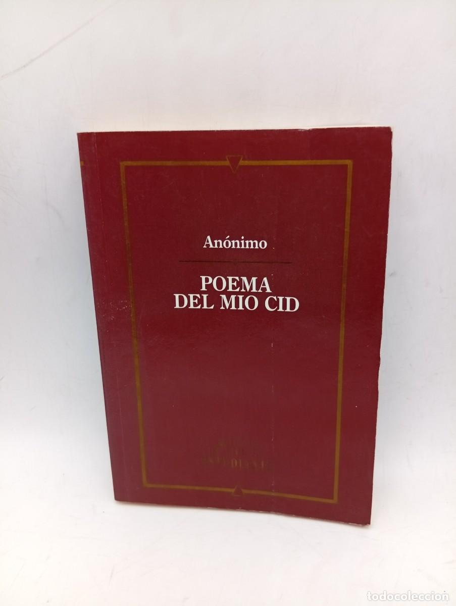 Libros de segunda mano: POEMA DEL MIO CID. ANONIMO. 1994. PAGS : 165.