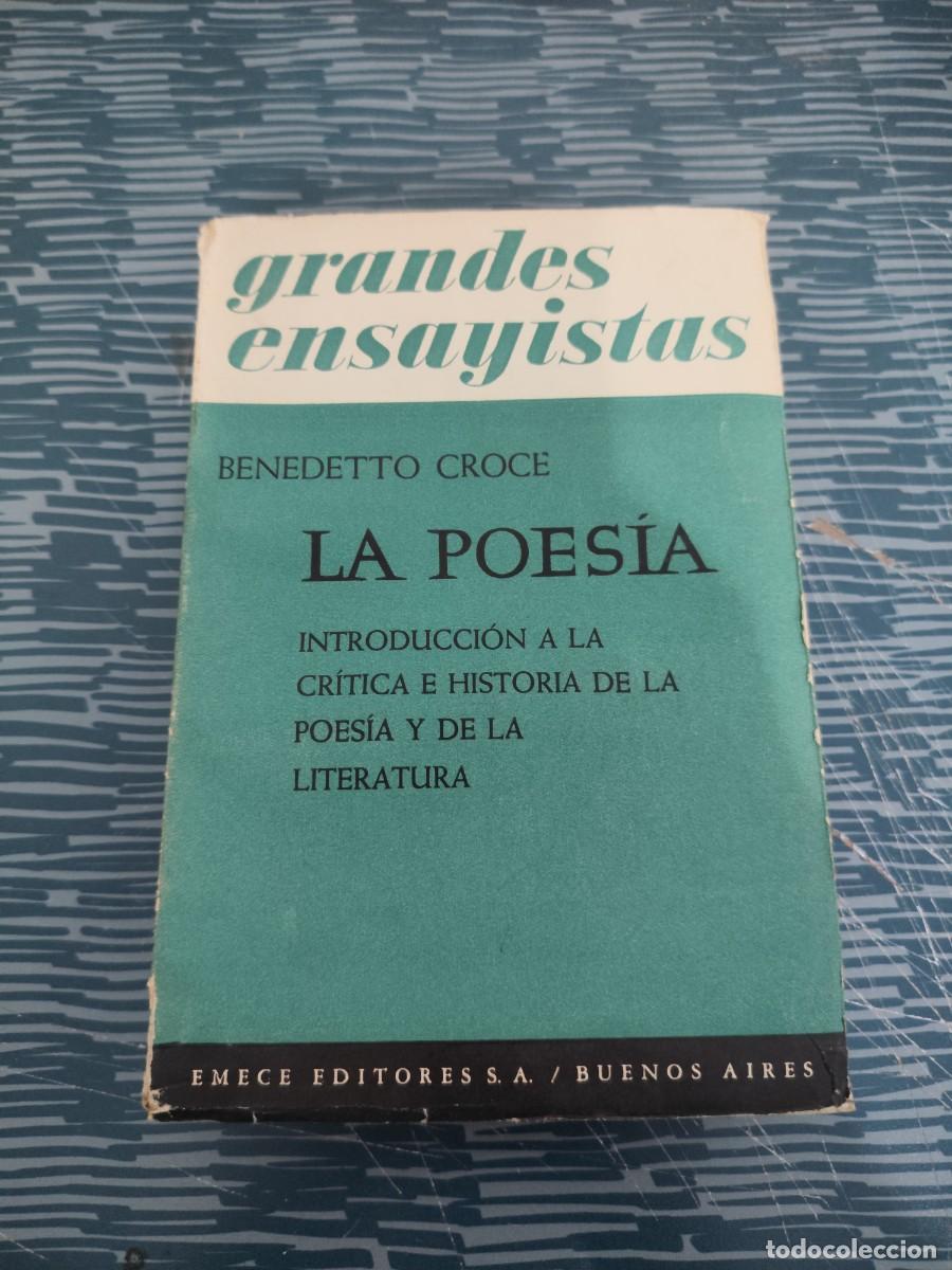 Libros de segunda mano: LA POES&Iacute;A,BENEDETTO CROCE,EMECE EDITORES,1954,382 P&Aacute;GINAS.