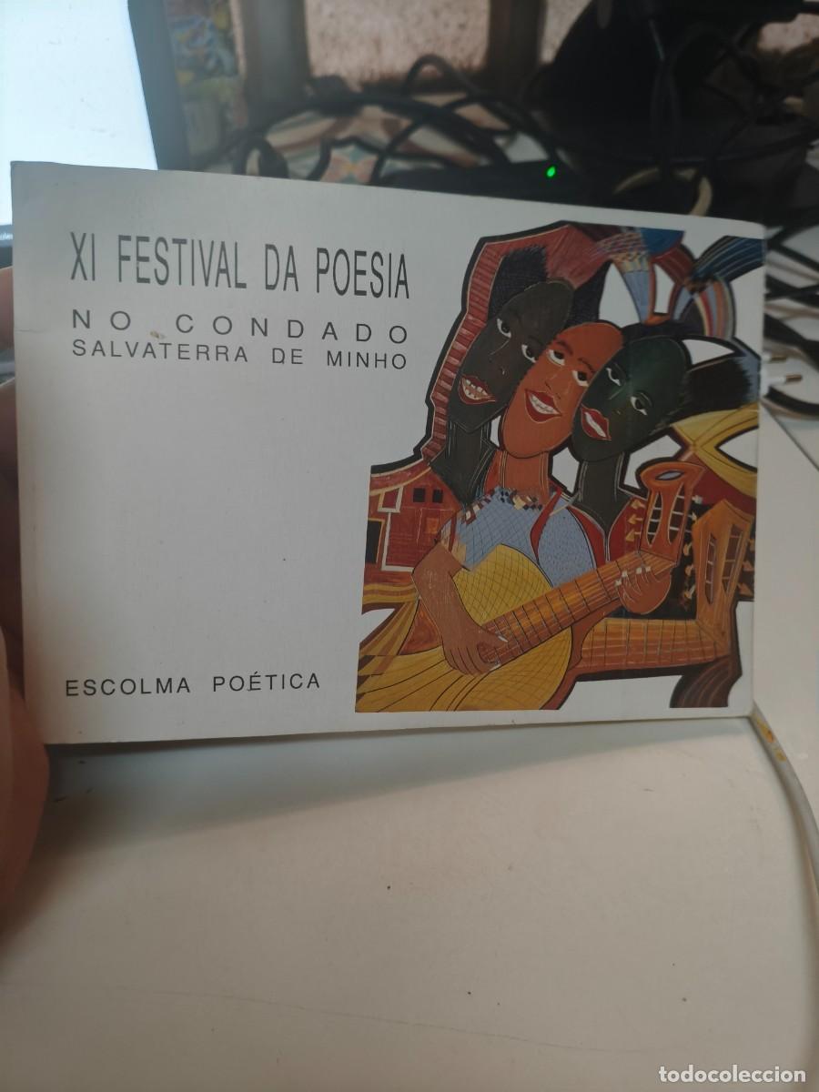Libros de segunda mano: XI FESTIVAL DA POESIA. NO CONDADO SALVATERRA DE MINHO. ESCOLMA POETICA. PONTEVEDRA. GALIZA