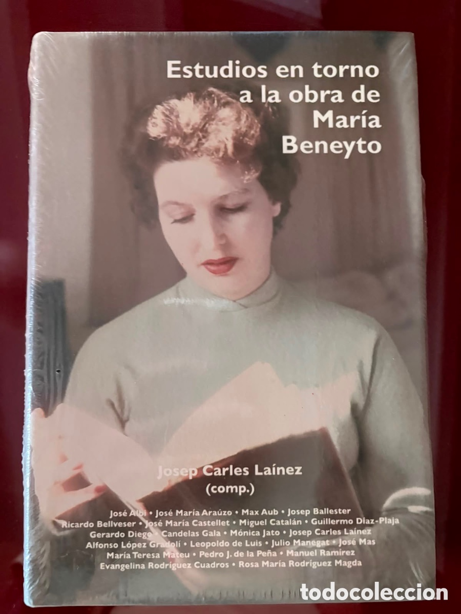 Libros de segunda mano: Estudios en torno a la obra de Mar&iacute;a Beneyto, editado por Josep Carles La&iacute;nez