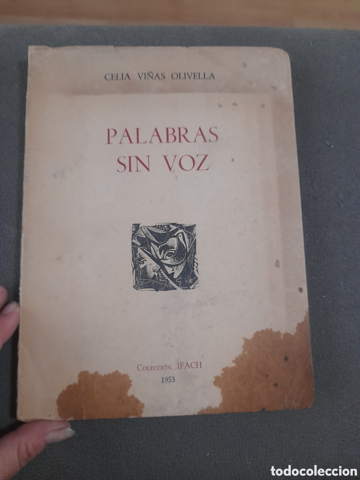 Libros de segunda mano: Libro antiguo 1953 Palabras sin voz