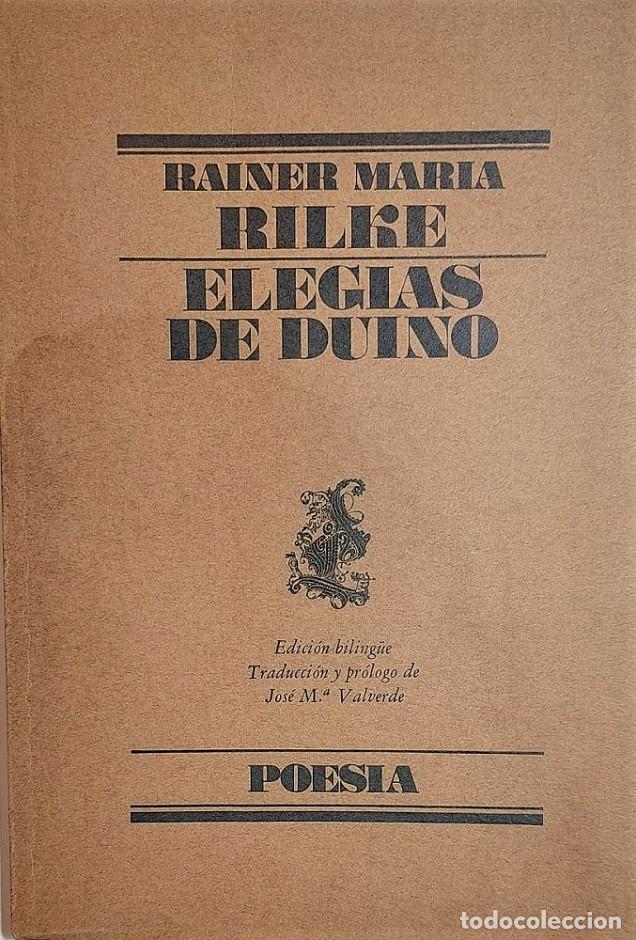 Libros de segunda mano: Eleg&aacute;is de Duina. Rainer Maria Rilke. Ed. LUmen