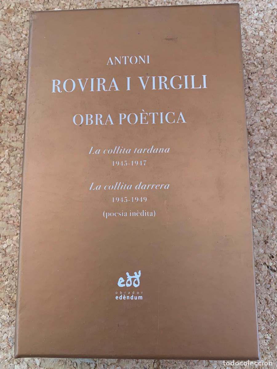 Libros de segunda mano: Antoni Rovira i Virgili. Obra Po&egrave;tica (bols 49)