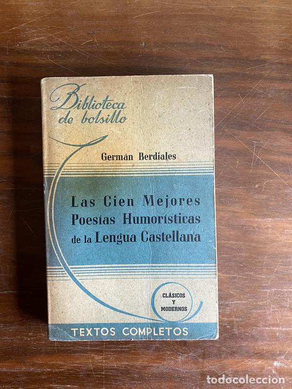 Libros de segunda mano: Las Cien Mejores Poesias Humoristicas de la Lengua Castellana - Berdiales German