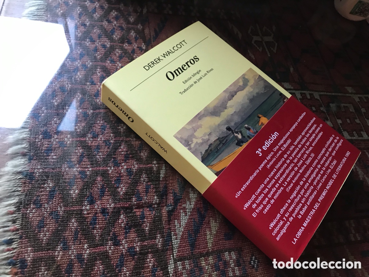 Libros de segunda mano: Omeros. Derek Walcott. Anagrama n&ordm; 308. Edici&oacute;n Biling&uuml;e