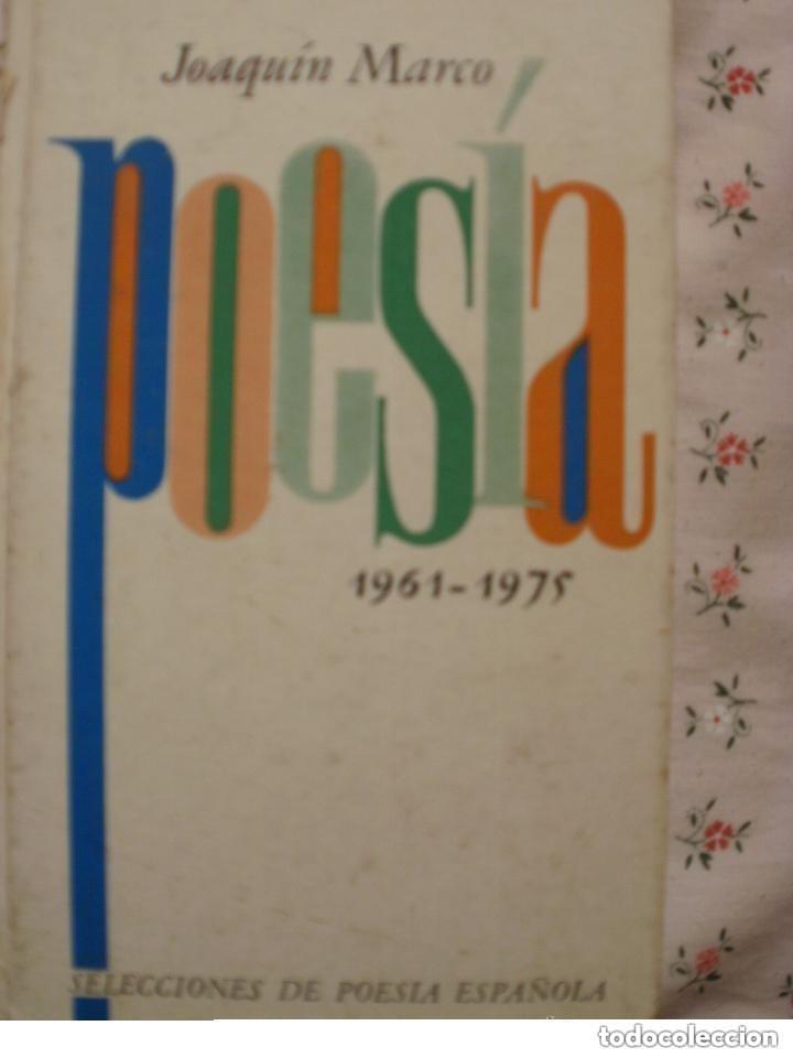Libros de segunda mano: POESIA 1961-1975 - JOAQUIN MARCO - SELECCIONES DE POESIA ESPA&Ntilde;OLA -leer detalles