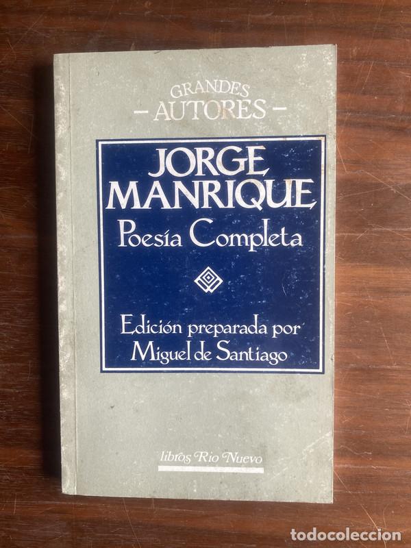 Libros de segunda mano: Poesia Completa - Manrique Jorge