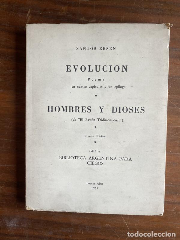 Libros de segunda mano: Evolucion / Hombres y Dioses - Ersen Santos