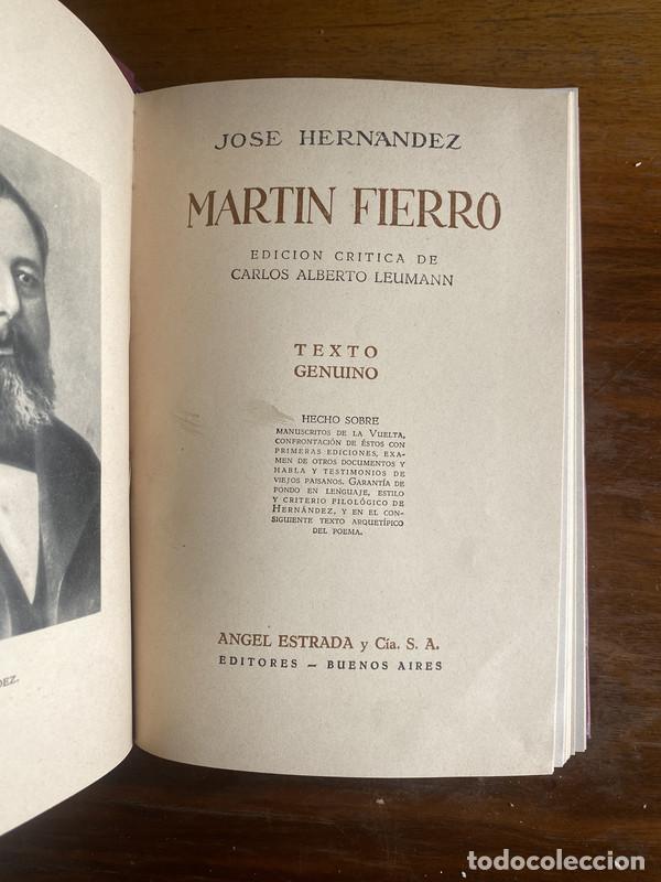 Libros de segunda mano: Martin Fierro - Hernandez Jose