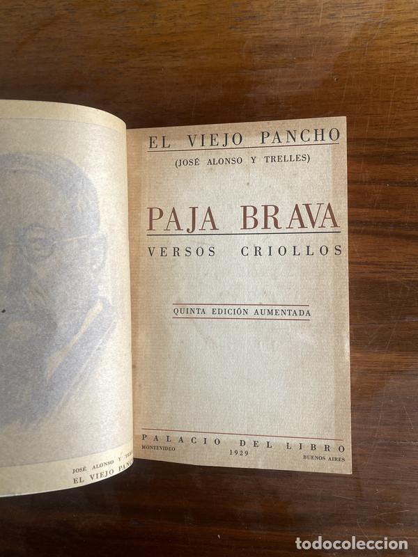 Libros de segunda mano: Paja Brava - Alonso y Trelles Jose