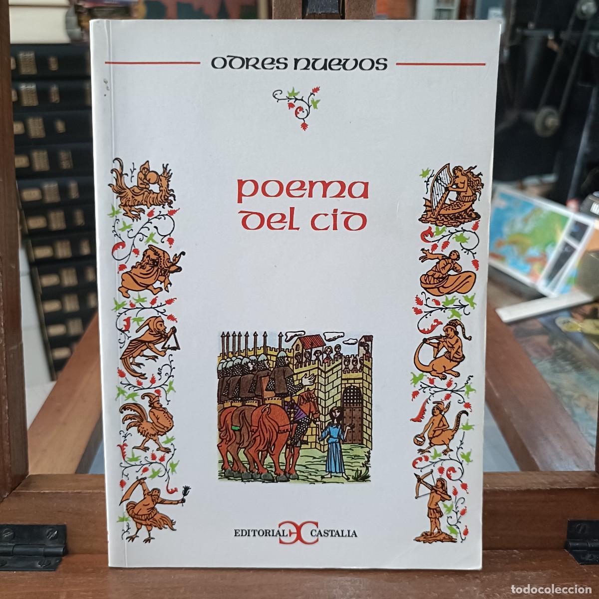 Libros de segunda mano: Poemas del Cid, Odres Nuevos - Versi&oacute;n m&eacute;trica y pr&oacute;logo de Fco. L&oacute;pez Estrada - Ed. Castalia 2003