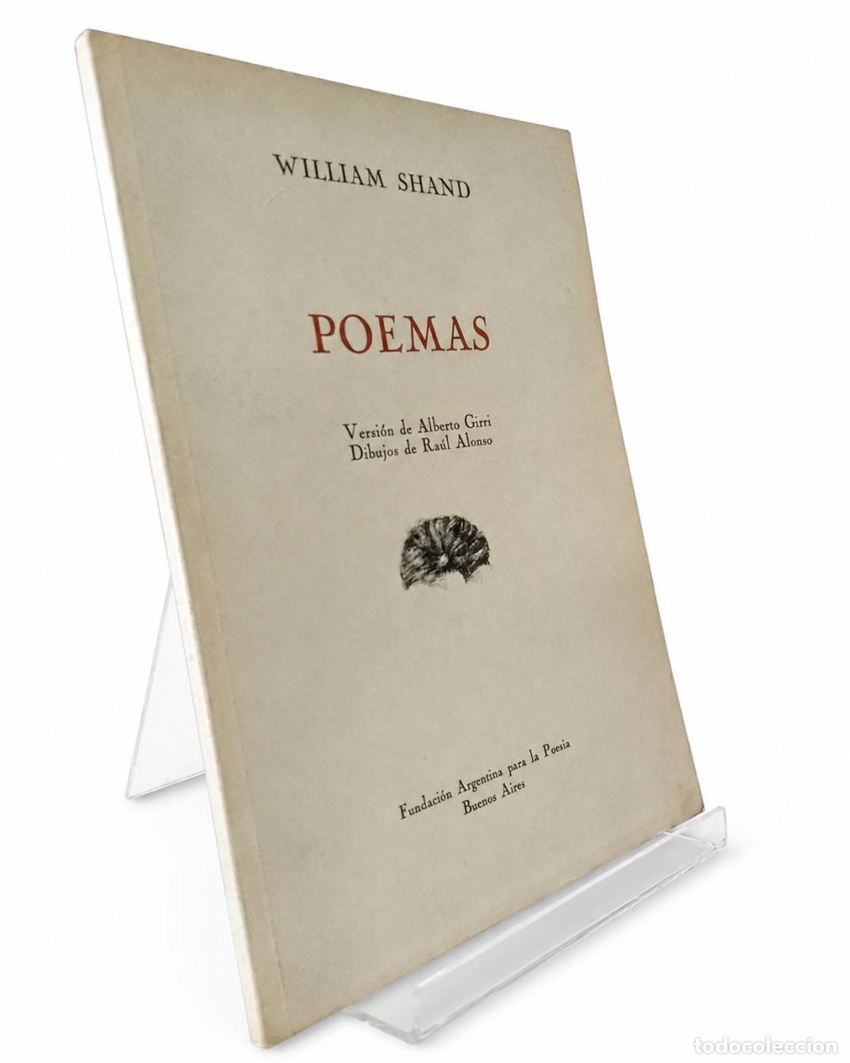 Libros de segunda mano: WILLIAM SHAND &ndash; POEMAS &ndash; FUNDACI&Oacute;N ARGENTINA PARA LA POES&Iacute;A &ndash; S. F. LM