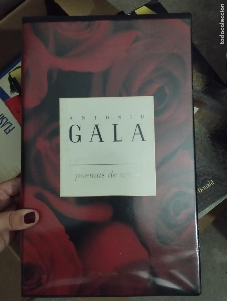 Libros de segunda mano: Antonio Gala poemas de amor. Libro + 2 CDs.