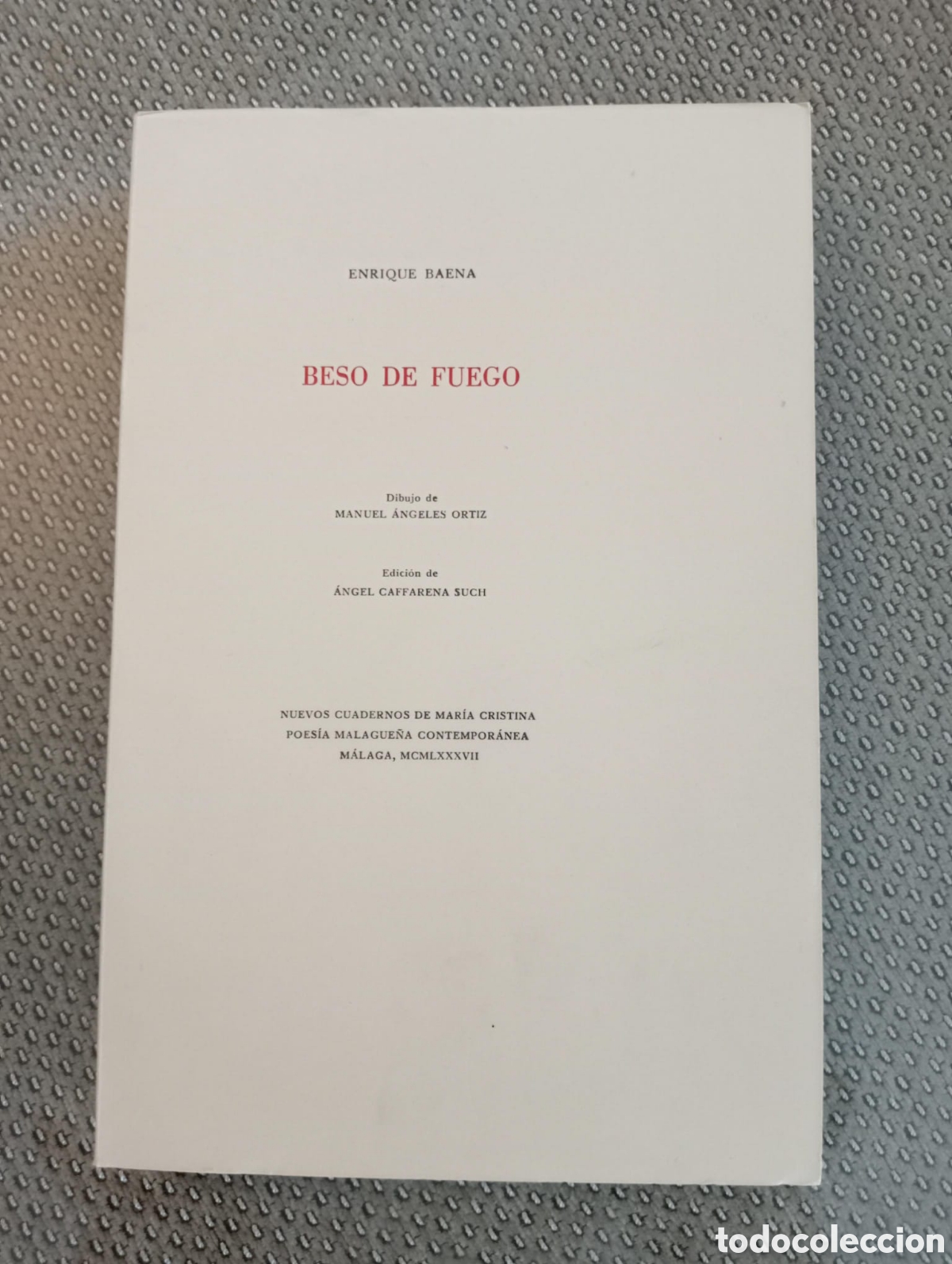 Libros de segunda mano: Poes&iacute;a tipogr&aacute;fica. Homenaje a G&oacute;ngora / Bernab&eacute; Fern&aacute;ndez-Canivel. Edici&oacute;n facs&iacute;mil.