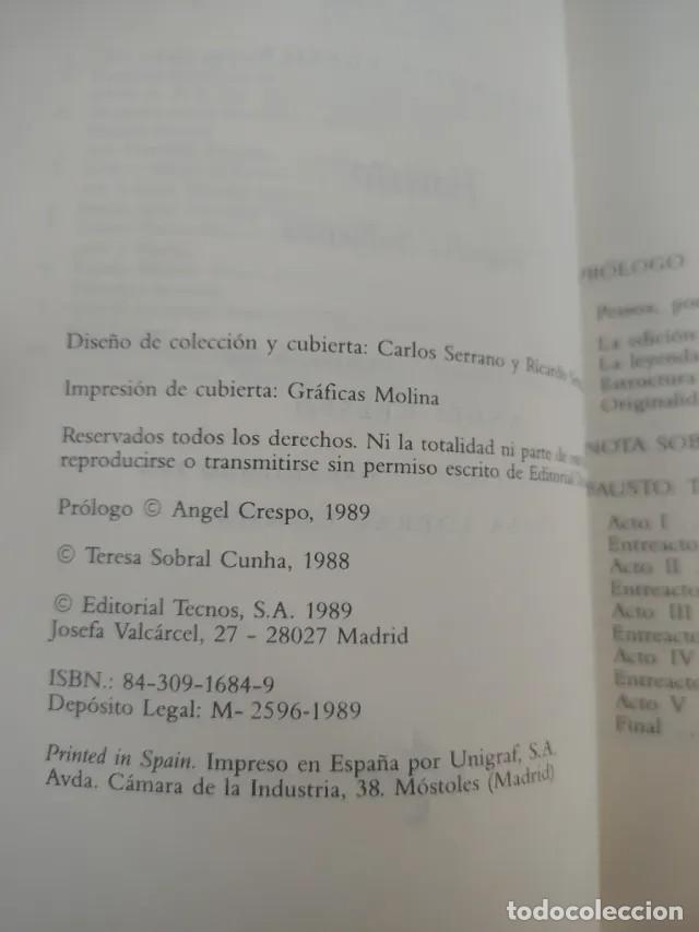 Libros de segunda mano: Fernando Pessoa. FAUSTO, tragedia subjetiva - Foto 4