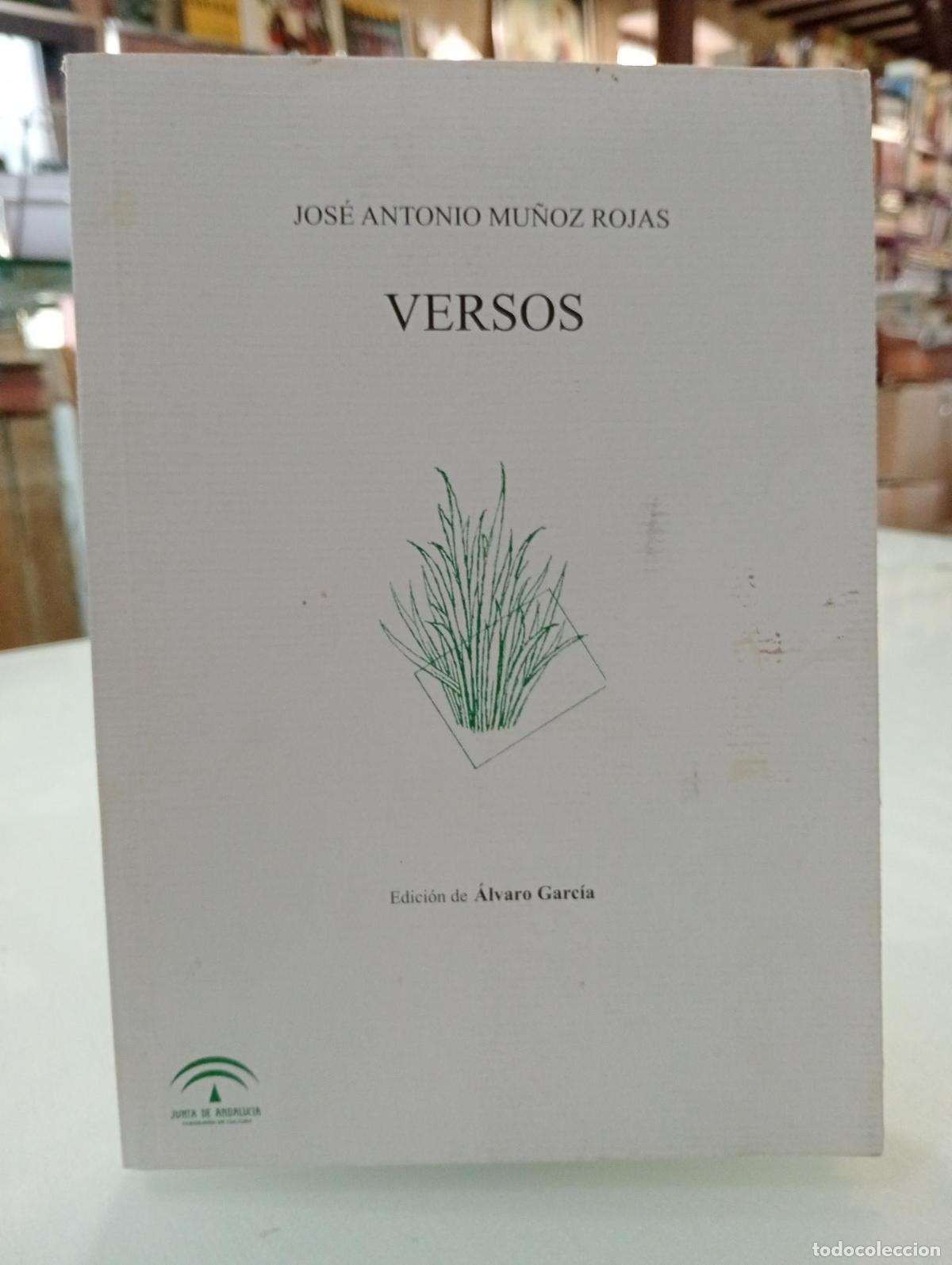 Libros de segunda mano: Versos - Mu&ntilde;oz Rojas, Jos&eacute; Antonio.