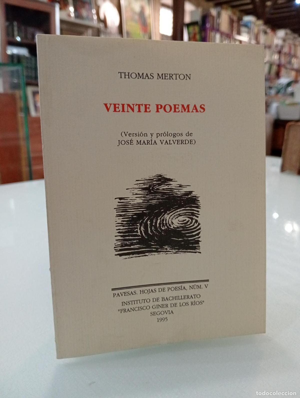 Libros de segunda mano: Veinte poemas - Merton, Thomas.