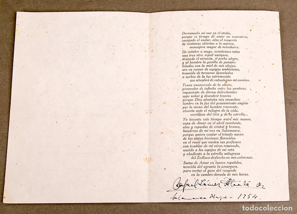 Libros de segunda mano: RAFAEL LAINEZ ALCAL&Aacute; - POEMA AUT&Oacute;GRAFO - 1954
