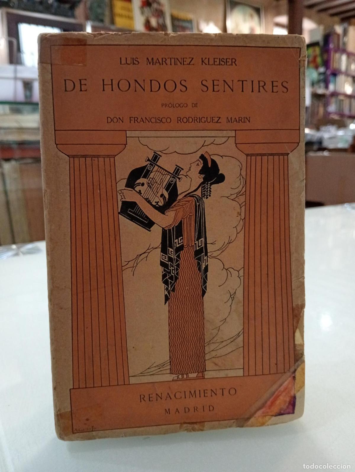 Gebrauchte B&uuml;cher: De hondos sentires. - Mart&iacute;nez Kleiser, Luis.