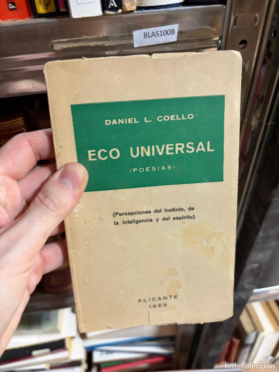 Libros de segunda mano: BLAS100B Daniel L. Coello Eco universal (poes&iacute;as)