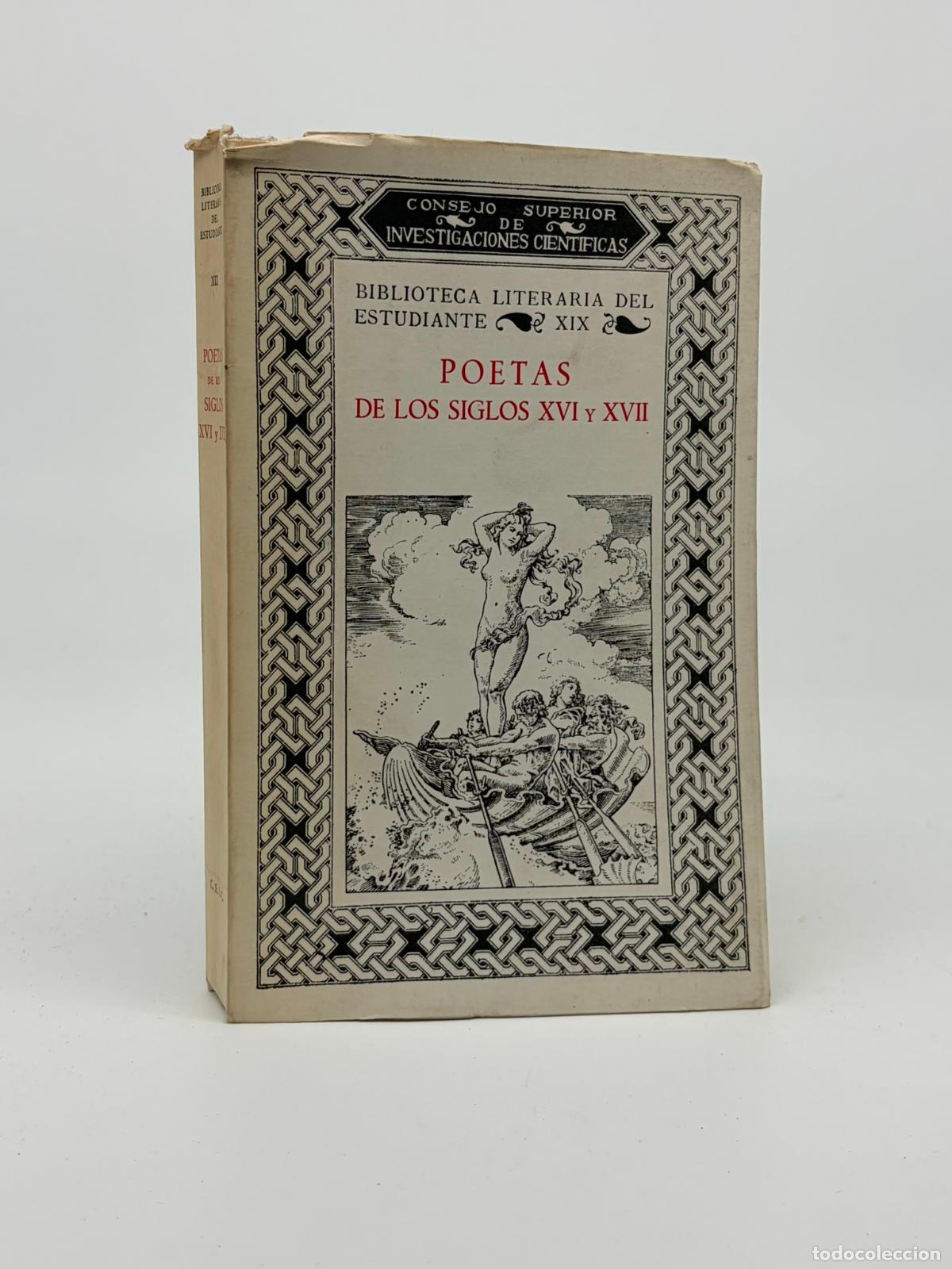 Libros de segunda mano: Poetas de los siglos XVI y XVII