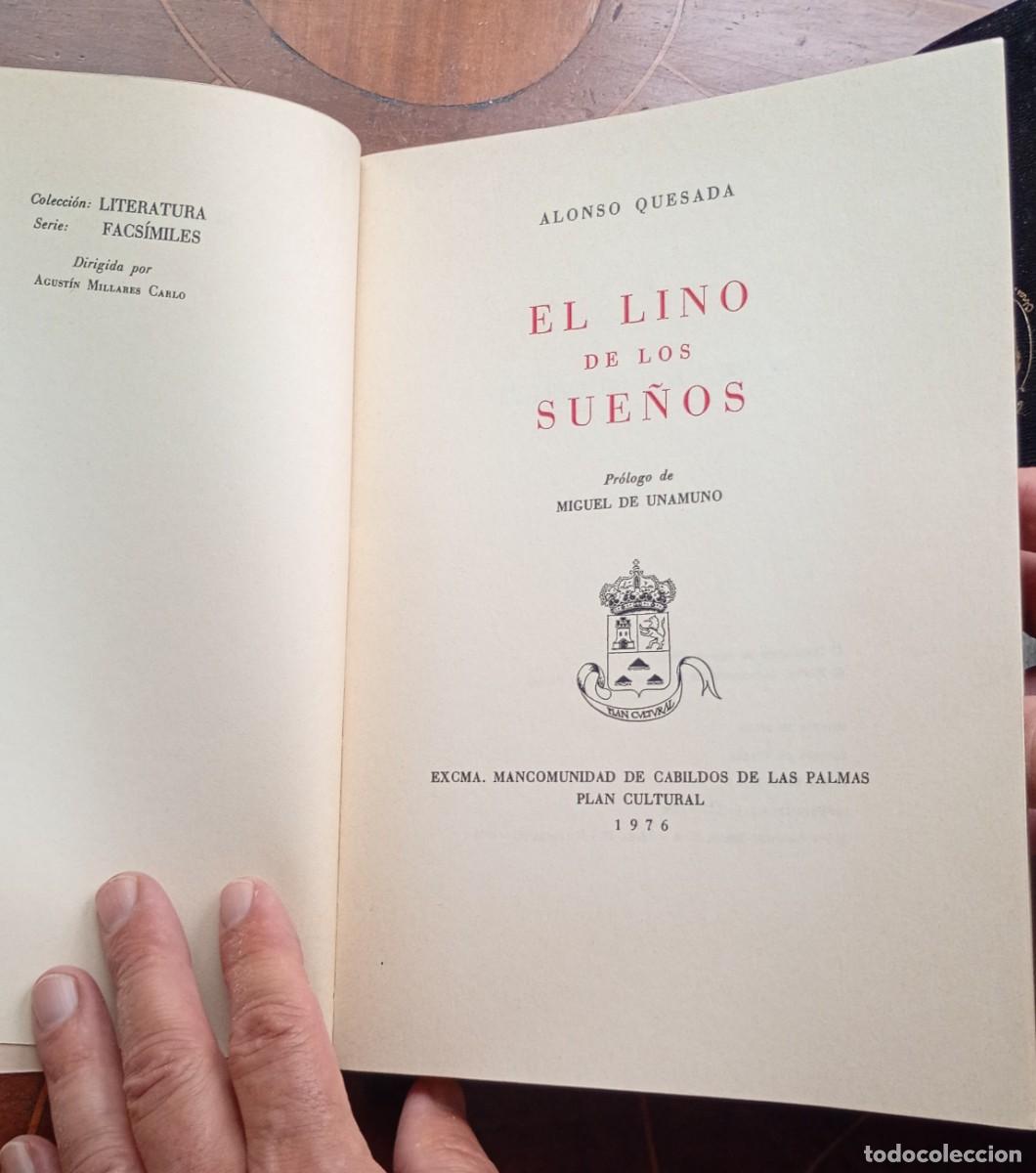 Libros de segunda mano: Alonso Quesada EL LINO DE LOS SUENOS - libro de 1976 - Foto 5