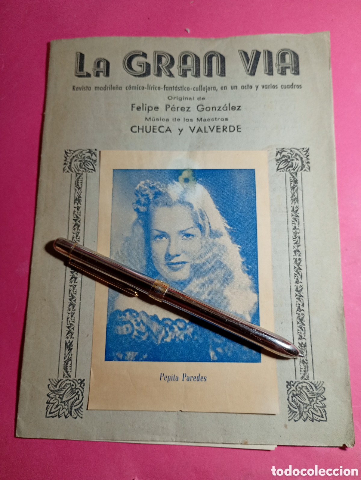 Libros de segunda mano: PEPITA PAREDES EN LA GRAN VIA REVISTA MADRILE&Ntilde;A HUMOR&Iacute;STICA FANTASTICA CALLEJERA Y DOS FOLLETOS