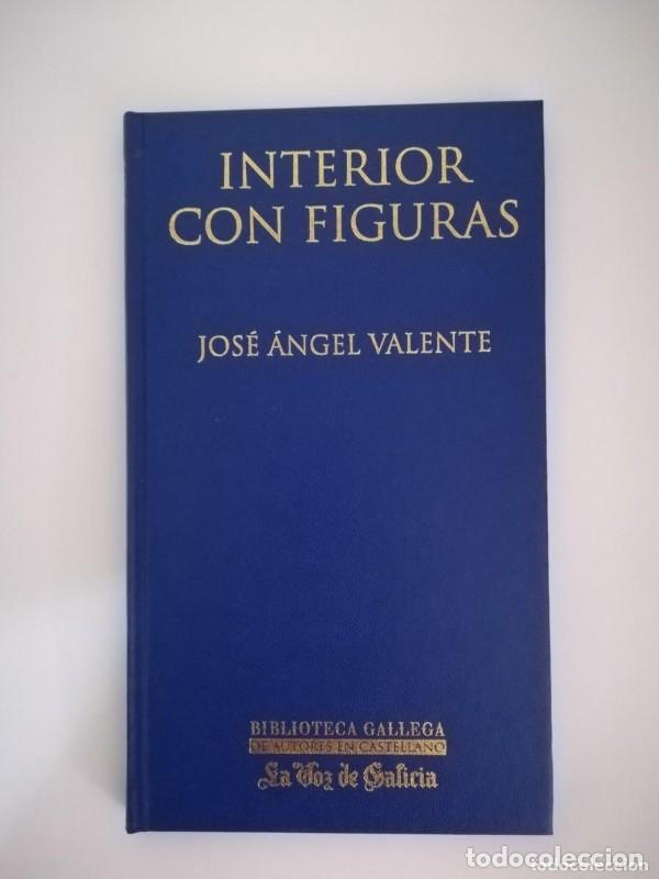 Libros de segunda mano: Interior con Figuras - Jos&eacute; &Aacute;ngel Valente - La Voz de Galicia - Biblioteca Gallega de Autores en Cas