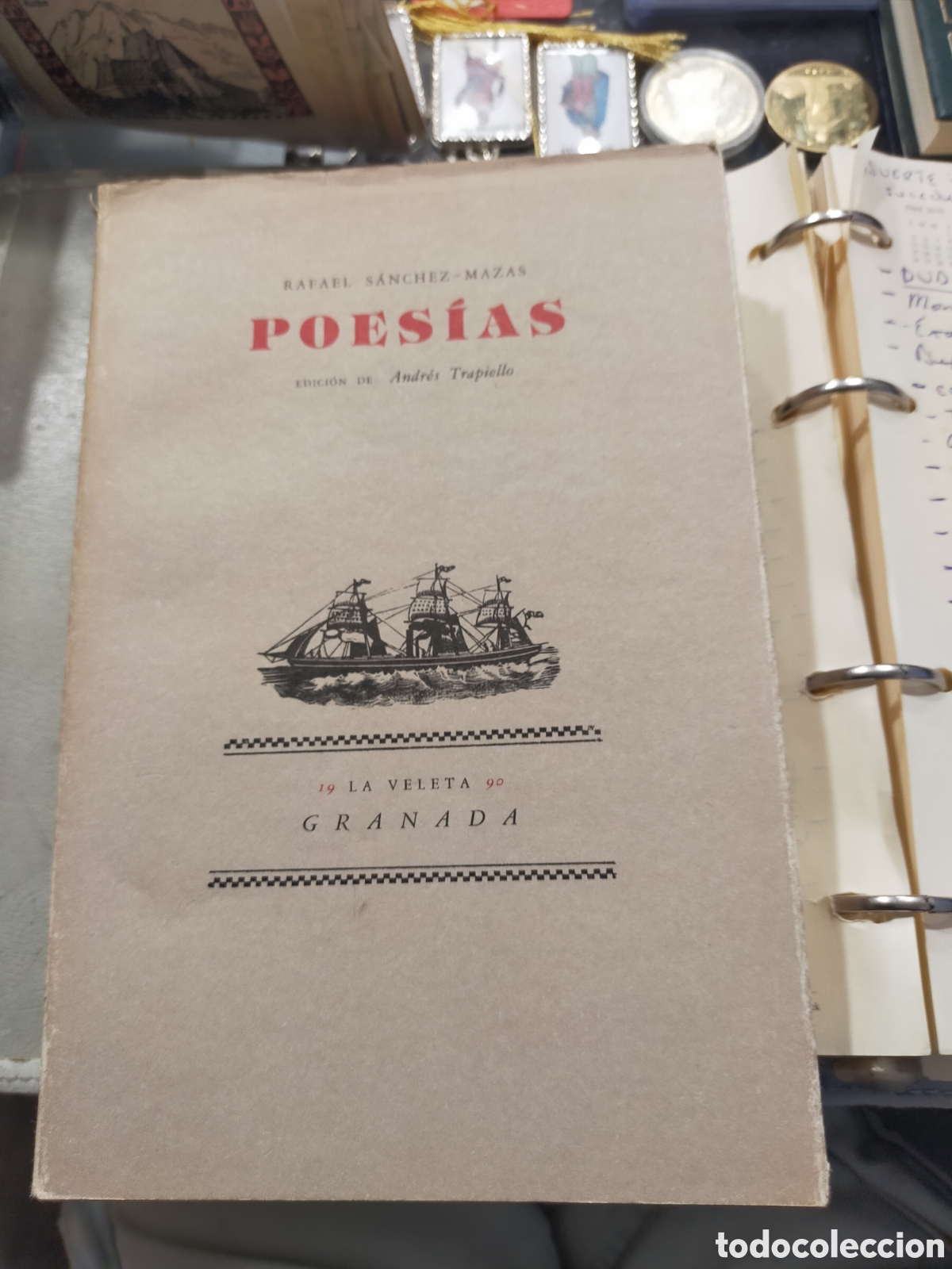Libros de segunda mano: POES&Iacute;AS RAFAEL S&Aacute;NCHEZ MAZAS LA VELETA GRANADA 1990. ED. LIMITADA 500