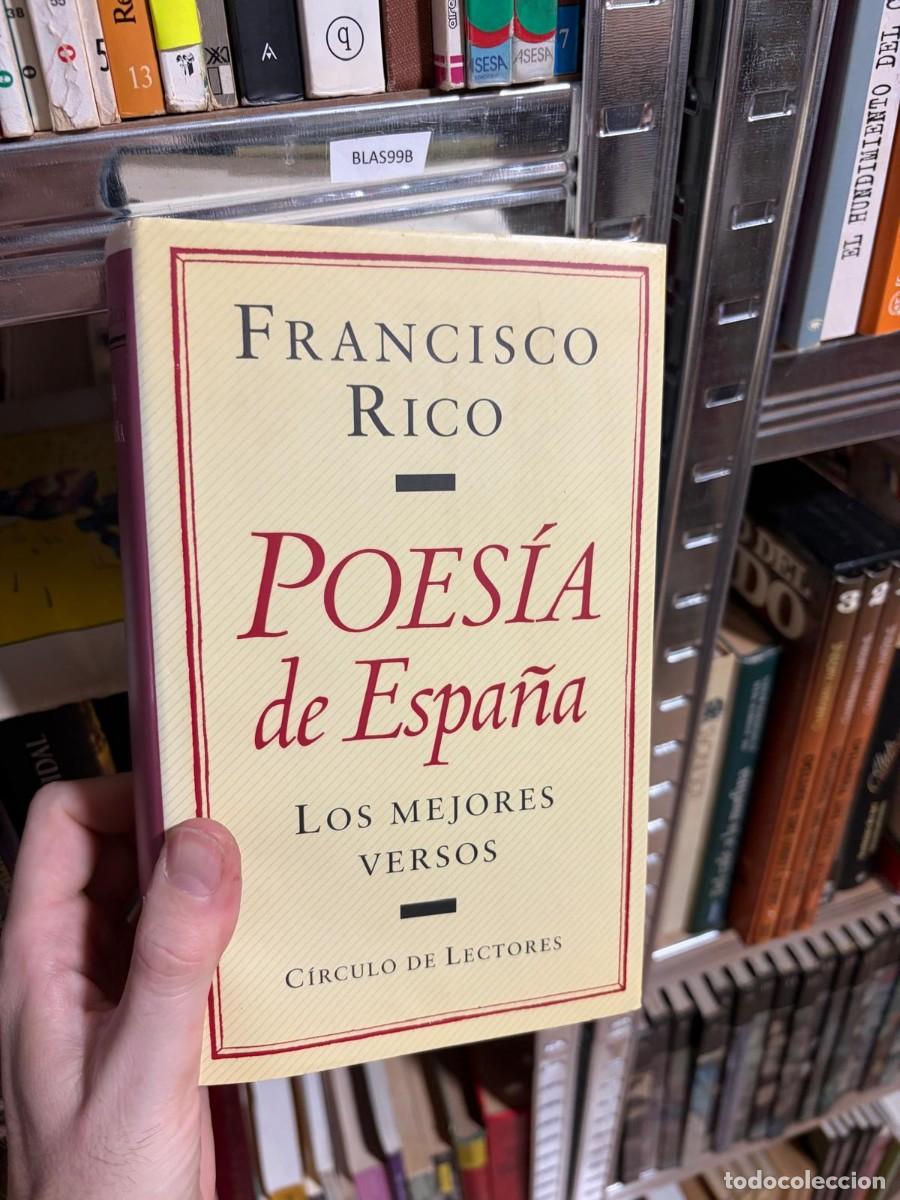Libros de segunda mano: BLAS99B &mdash; Francisco Rico &mdash; Poes&iacute;a de Espa&ntilde;a &mdash; C&iacute;rculo de Lectores