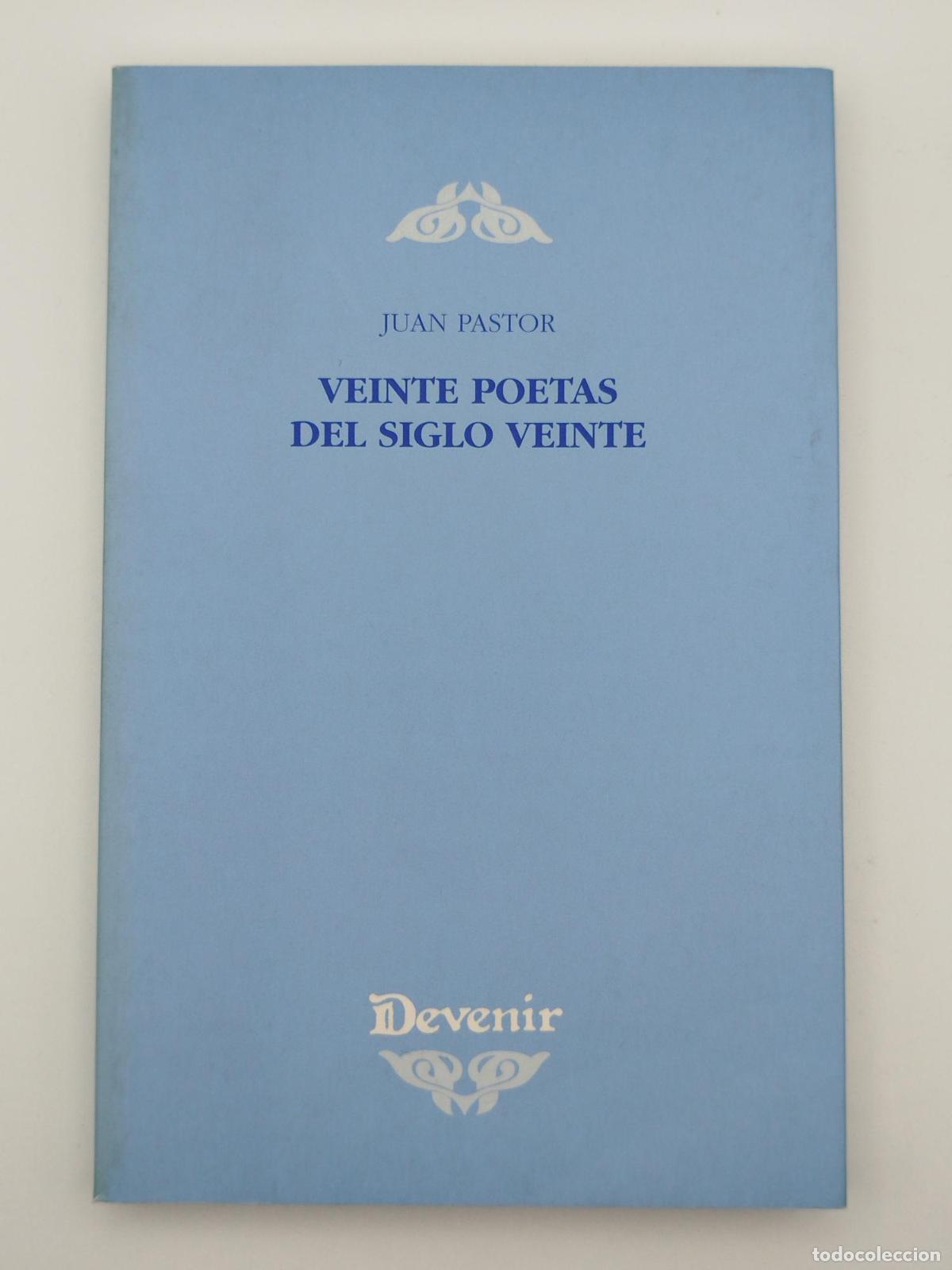 Libros de segunda mano: Veinte poetas del siglo veinte - Juan Pastor Gim&eacute;nez