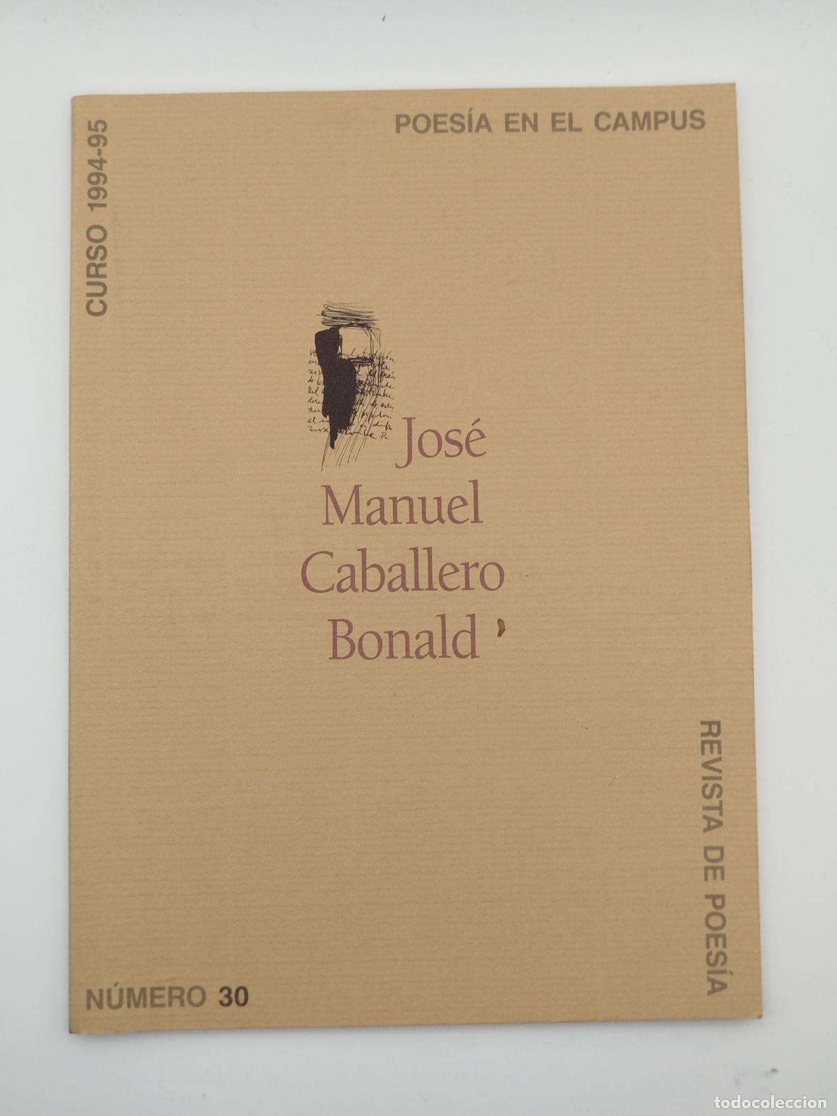Libros de segunda mano: Poes&iacute;a en el Campus. Revista de Poes&iacute;a, N&ordm;30 -