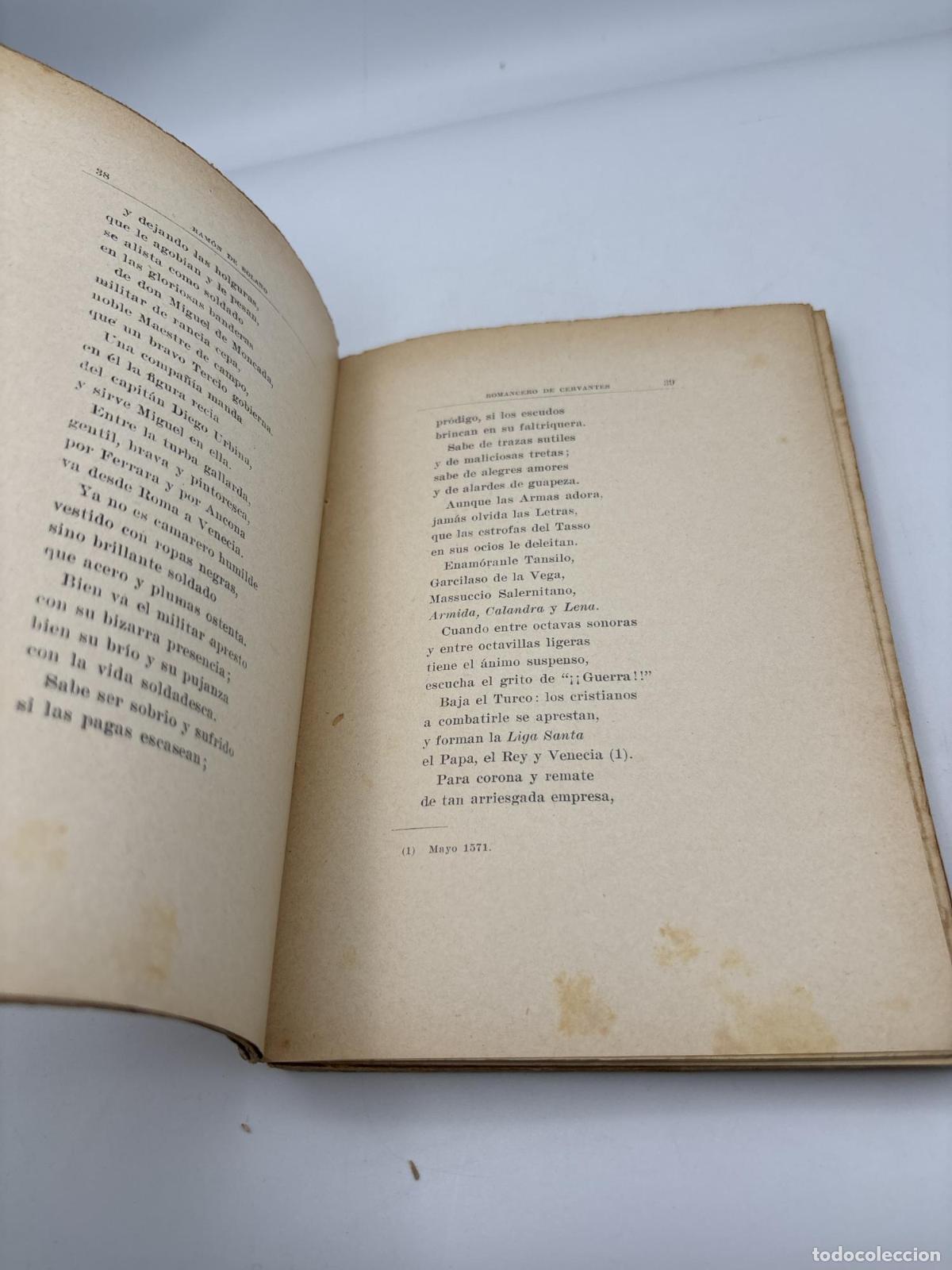 Libros de segunda mano: Romancero de Cervantes - Ramon Solano y Polanco - Foto 5