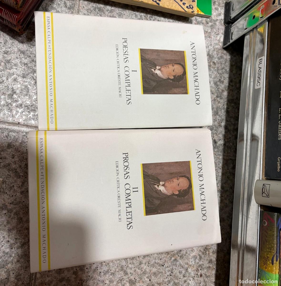 Libros de segunda mano: BLAS95C &mdash; Antonio Machado &mdash; Poes&iacute;as completas I y II &mdash; Espasa Calpe / Fundaci&oacute;n Antonio Machado