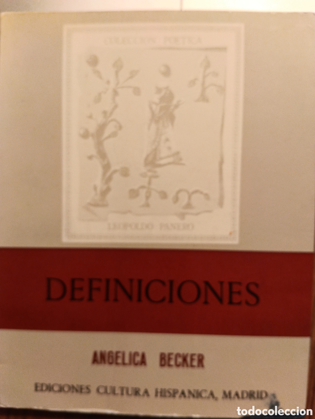 Libros de segunda mano: Definiciones, Angelica Becker, Ediciones Cultura Hisp&aacute;nica,