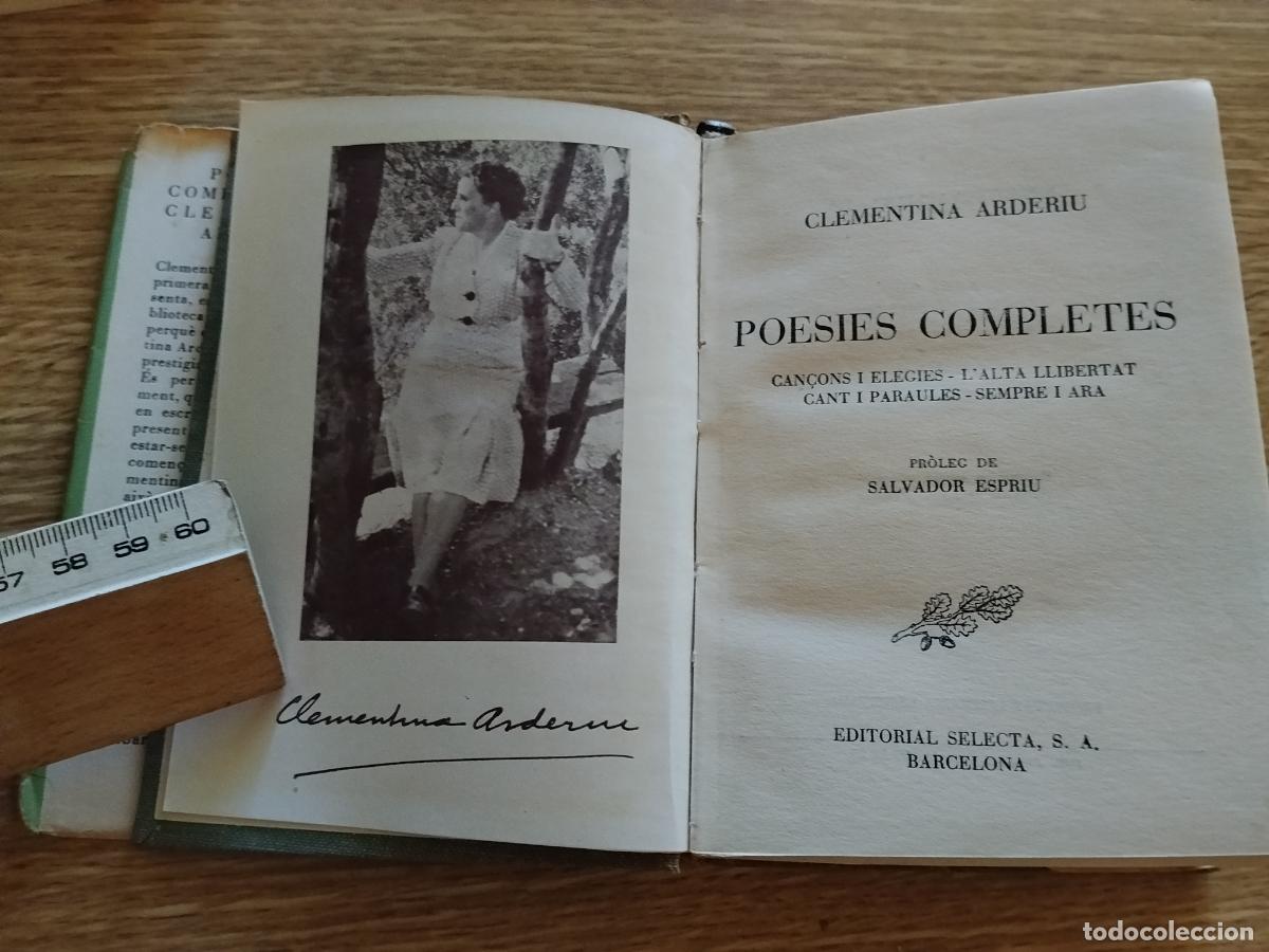 Libros de segunda mano: POESIAS COMPLETES. CLEMENTINA ARDERIU