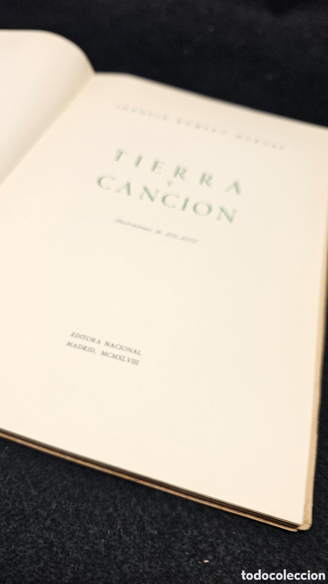 Libros de segunda mano: Poesias Tierra de canci&oacute;n