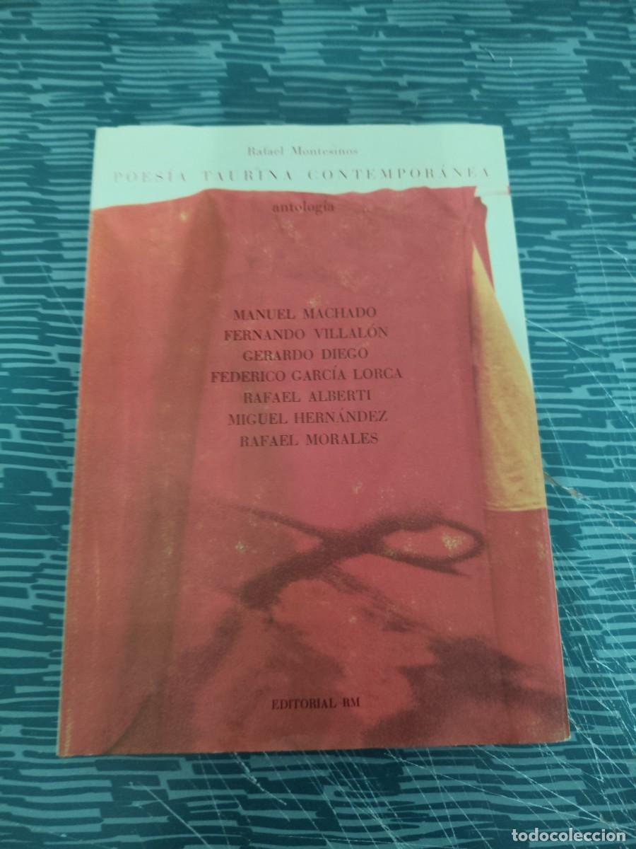 Libros de segunda mano: POES&Iacute;A TAURINA CONTEMPORANEA, ANTOLOG&Iacute;A,VARIOS AUTORES, EDITORIAL RM.,1960,140 P&Aacute;G.