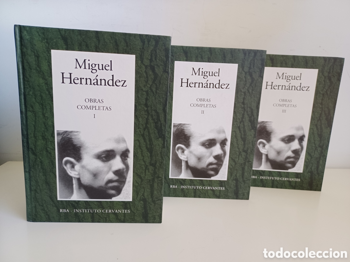 Libros de segunda mano: Miguel Hern&aacute;ndez. Obras completas en 3 tomos/ RBA - Instituto Cervantes, 2006